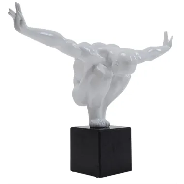 Kare Figurka dekoracyjna Deco Object Athlet White Small 43cm / 30795