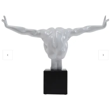 Kare Figurka dekoracyjna Deco Object Athlet White Small 43cm / 30795