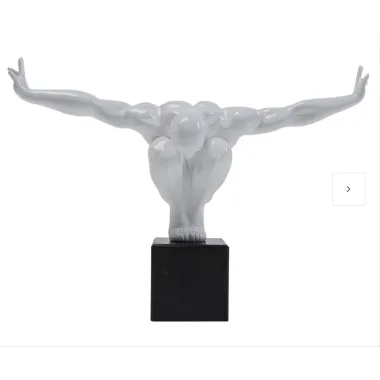 Kare Figurka dekoracyjna Deco Object Athlet White Small 43cm / 30795