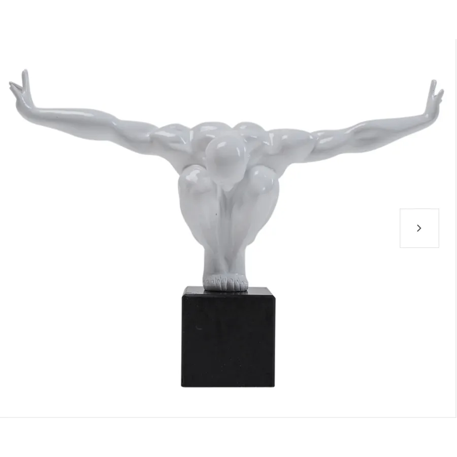 Kare Figurka dekoracyjna Deco Object Athlet White Small 43cm / 30795