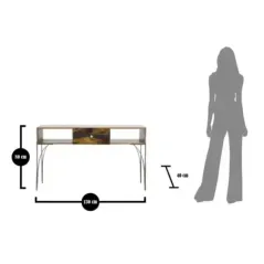 Konsola MUSTANG akacja 130 x 40 x 80cm / 1424540000