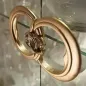 MELODIA Włoska witryna 1 drzwiowa z meandrem Versace 96cm / ArredoClassic MELODIA Włoska witryna 1 drzwiowa z meandrem Versace 96cm / ArredoClassic