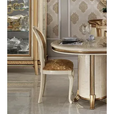 MELODIA Włoska witryna 1 drzwiowa z meandrem Versace 96cm / ArredoClassic
