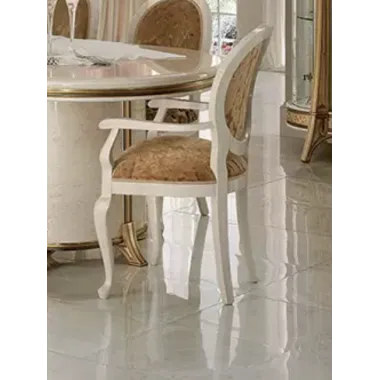 MELODIA Włoska witryna 1 drzwiowa z meandrem Versace 96cm / ArredoClassic