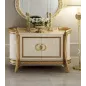 MELODIA Włoska witryna 1 drzwiowa z meandrem Versace 96cm / ArredoClassic MELODIA Włoska witryna 1 drzwiowa z meandrem Versace 96cm / ArredoClassic
