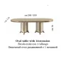 MELODIA Włoski Stół rozkładany 200 + 50cm / ArredoClassic MELODIA Włoski Stół rozkładany 200 + 50cm / ArredoClassic