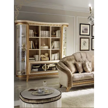 MELODIA Włoski Regał Biblioteczka do salonu 205cm / ArredoClassic