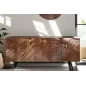 Invicta FLUID Komoda lite drewno akacji brązowa 3D 175cm / 45593 Invicta FLUID Komoda lite drewno akacji brązowa 3D 175cm / 45593