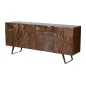 Invicta FLUID Komoda lite drewno akacji brązowa 3D 175cm / 45593 Invicta FLUID Komoda lite drewno akacji brązowa 3D 175cm / 45593