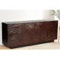 Invicta FLUID Komoda lite drewno akacji orzechowy brąz 3D 175cm / 45599 Invicta FLUID Komoda lite drewno akacji orzechowy brąz 3D 175cm / 45599