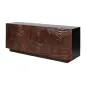 Invicta FLUID Komoda lite drewno akacji orzechowy brąz 3D 175cm / 45599 Invicta FLUID Komoda lite drewno akacji orzechowy brąz 3D 175cm / 45599