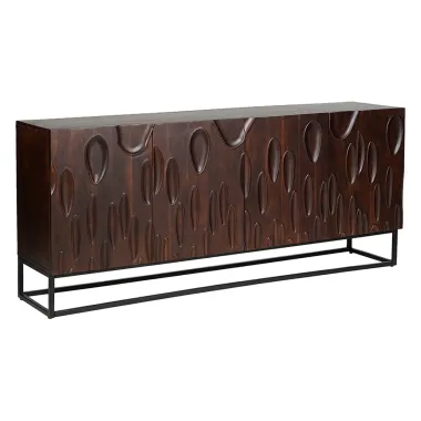 Invicta DUNE Komoda lite drewno akacji orzechowy brąz 3D 175cm / 45596