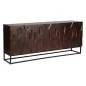 Invicta DUNE Komoda lite drewno akacji orzechowy brąz 3D 175cm / 45596 Invicta DUNE Komoda lite drewno akacji orzechowy brąz 3D 175cm / 45596