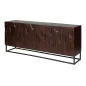 Invicta DUNE Komoda lite drewno akacji orzechowy brąz 3D 175cm / 45596 Invicta DUNE Komoda lite drewno akacji orzechowy brąz 3D 175cm / 45596