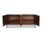 Invicta DUNE Komoda lite drewno akacji orzechowy brąz 3D 175cm / 45596 Invicta DUNE Komoda lite drewno akacji orzechowy brąz 3D 175cm / 45596