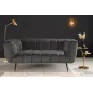 Invicta Sofa NOBLESSE 2 osobowa szary aksamit 165cm / 45050 Invicta Sofa NOBLESSE 2 osobowa szary aksamit 165cm / 45050