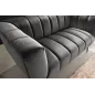 Invicta Sofa NOBLESSE 2 osobowa szary aksamit 165cm / 45050 Invicta Sofa NOBLESSE 2 osobowa szary aksamit 165cm / 45050