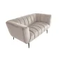 Invicta Sofa NOBLESSE 2 osobowa szampański aksamit 165cm / 44537 Invicta Sofa NOBLESSE 2 osobowa szampański aksamit 165cm / 44537