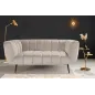 Invicta Sofa NOBLESSE 2 osobowa szampański aksamit 165cm / 44537 Invicta Sofa NOBLESSE 2 osobowa szampański aksamit 165cm / 44537