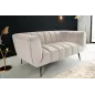Invicta Sofa NOBLESSE 2 osobowa szampański aksamit 165cm / 44537 Invicta Sofa NOBLESSE 2 osobowa szampański aksamit 165cm / 44537