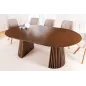Invicta Stół do jadalni VALHALLA WOOD rozkładany ciemny dąb 120-160-200cm / 44093