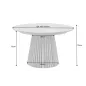 Invicta Stół do jadalni VALHALLA WOOD rozkładany ciemny dąb 120-160-200cm / 44093