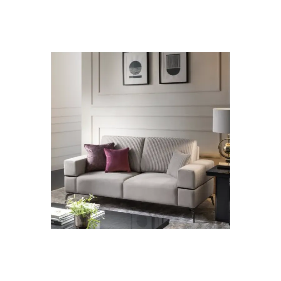 MERIDIANA Włoska Sofa 2 osobowa tapicerowana 200cm / Adora MERIDIANA Włoska Sofa 2 osobowa tapicerowana 200cm / Adora