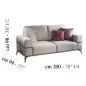 MERIDIANA Włoska Sofa 2 osobowa tapicerowana 200cm / Adora MERIDIANA Włoska Sofa 2 osobowa tapicerowana 200cm / Adora
