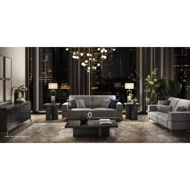 MERIDIANA Włoska Sofa 3 osobowa tapicerowana 240cm / Adora