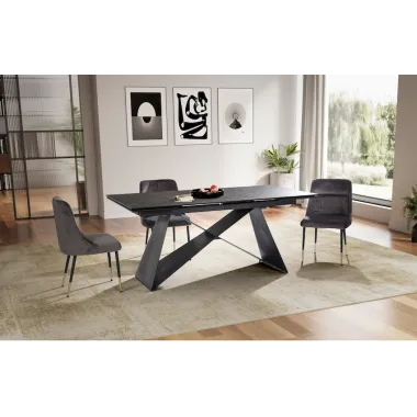 Wohnling DELIGHT Stół do jadalni ceramiczna lawa 180-220-260cm / WL7.148