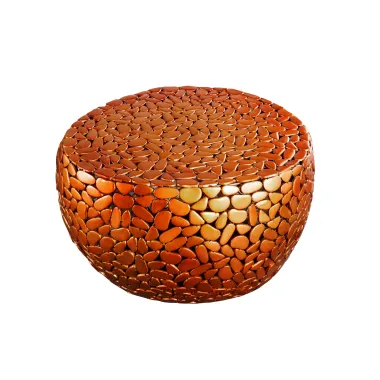Stolik Stone Mosaic 72cm miedź / 41434