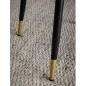 Wohnling Krzesło tapicerowane VENEZIA szary aksamit 47cm / WL6.950 Wohnling Krzesło tapicerowane VENEZIA szary aksamit 47cm / WL6.950