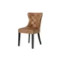 Invicta Krzesło CASTLE imitacja skóry cognac brown 50cm / 44586