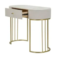 Konsola MONTPELLIER kremowa 100 x 43 x 74cm / 142611000C