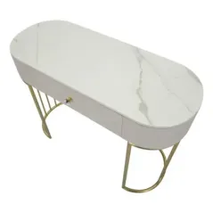 Konsola MONTPELLIER kremowa 100 x 43 x 74cm / 142611000C