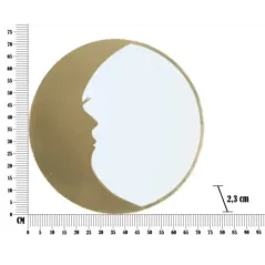 Lustro ścienne MOON Ø 72,5 x 2,3cm / 0660630000