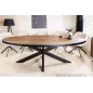 Invicta Stół do jadalni oval MOUNTAIN SOUL MDF 240cm / 45671