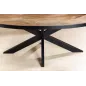 Invicta Stół do jadalni oval MOUNTAIN SOUL MDF 240cm / 45671