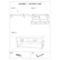 Szafka RTV HANOI 95 x 38 x 38cm / 1425870000