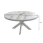 Invicta Stół do jadalni MOUNTAIN SOUL MDF Ø 140cm / 45673