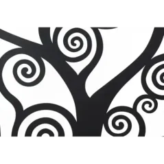 Panel ścienny Drzewo Życia czarny tryptyk 165 x 2 x 110cm / 032155000N