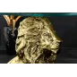 Invicta WILDLIFE LION Stolik kawowy antyczne złoto 45cm / 44827