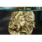 Invicta WILDLIFE LION Stolik kawowy antyczne złoto 45cm / 44827