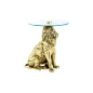 Invicta WILDLIFE LION Stolik kawowy antyczne złoto 45cm / 44827
