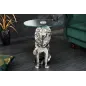 Invicta WILDLIFE LION Stolik kawowy antyczne srebro 45cm / 44826
