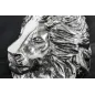 Invicta WILDLIFE LION Stolik kawowy antyczne srebro 45cm / 44826