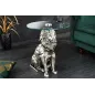 Invicta WILDLIFE LION Stolik kawowy antyczne srebro 45cm / 44826
