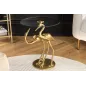 Invicta WILDLIFE CRANE Stolik kawowy antyczne złoto 40cm / 44832