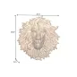 Invicta WILDLIFE LION Dekoracja ścienna antyczne złoto 35cm / 43954