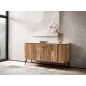 Wohnling Komoda z elementami lameli akacja 150cm / WL7.155